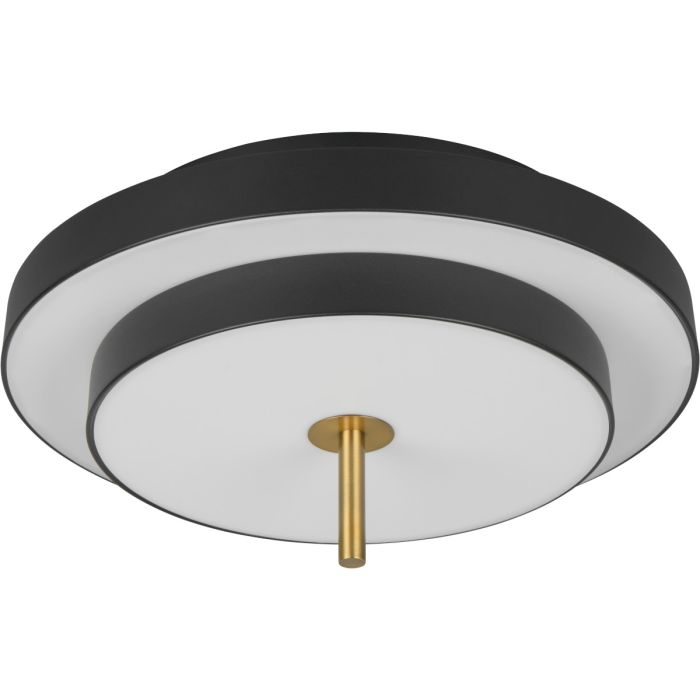 Trio  640210180-TR Plafonniere Keaton zwart 40cm