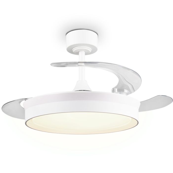 Trio  R69572101-TR Plafondventilator Kerava wit 50cm