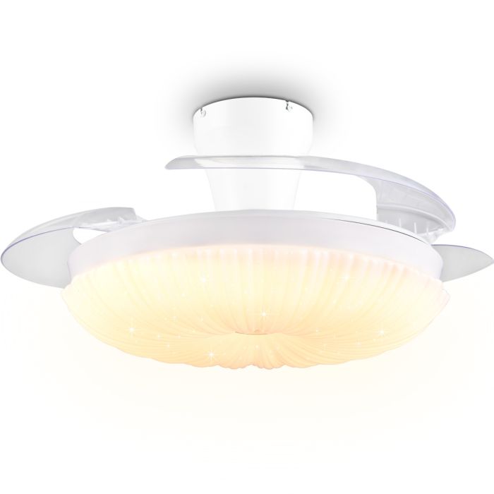 Trio  R69622101-TR Plafondventilator Kiruna wit 50cm