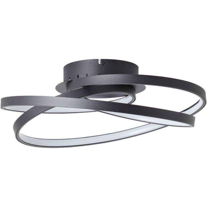 Brilliant G96894/06-BR Plafondlamp Labyrinth zwart 40cm