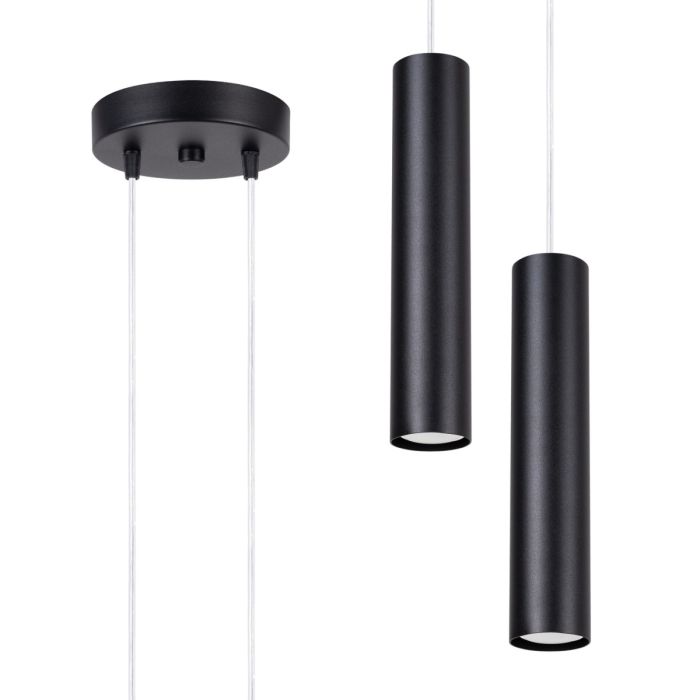 Soll SOL1869 Hanglamp Lagos zwart 15cm