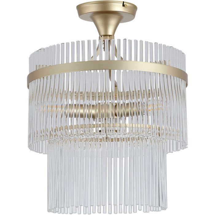 Searchlight SL-11300-3GO Plafondlamp Lara goud 35cm