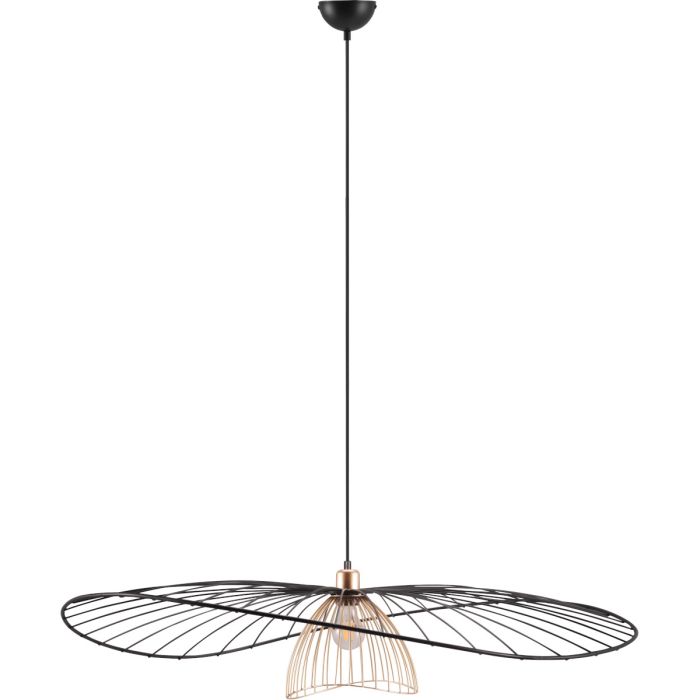 Trio  R36791032-TR Hanglamp Lauris zwart 100cm