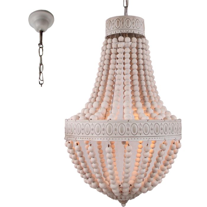 Brilliant 93726/05-BR Kroonluchter Liba wit 40cm