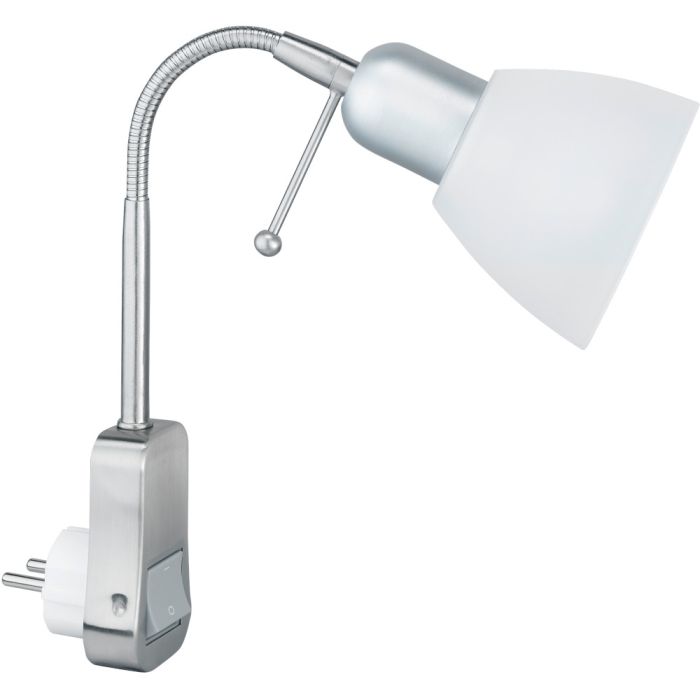 Trio  8911211-07-TR Stekkerlamp Ligara staal 28cm
