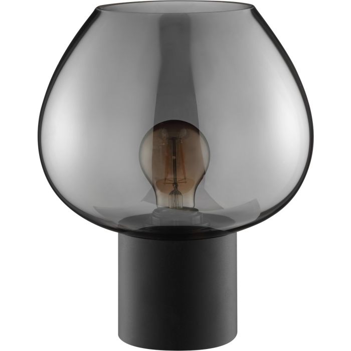 Brilliant 60220/93-BR Tafellamp Ligari rookglas 28cm