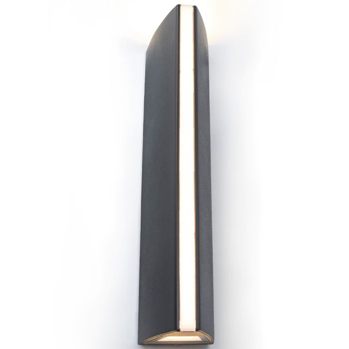 Lutec LT5192701330 Wandlamp Leo zwart 30cm