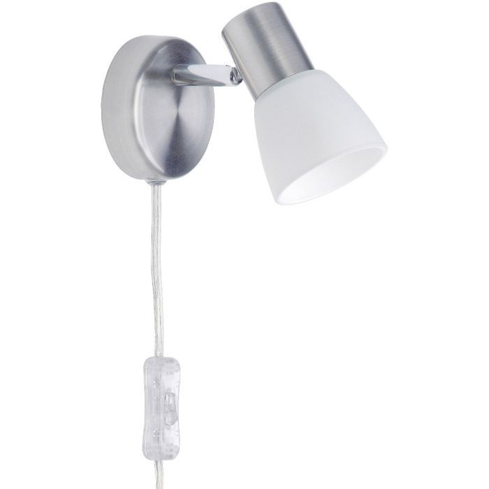 Brilliant 35812/77-BR Wandspot Luca staal 9cm