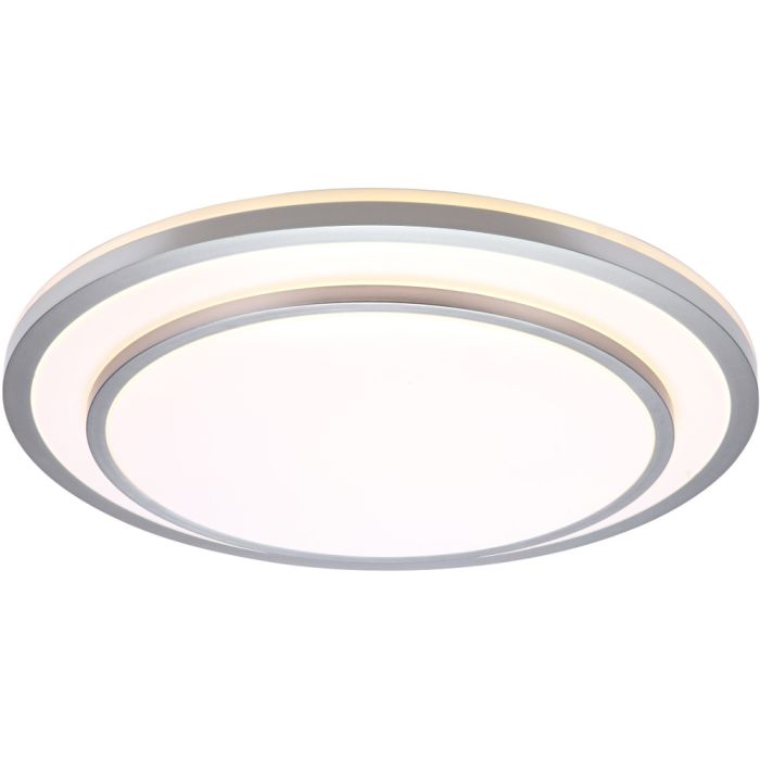 Brilliant HK18381S21-BR Plafonniere Luciano aluminium 28cm