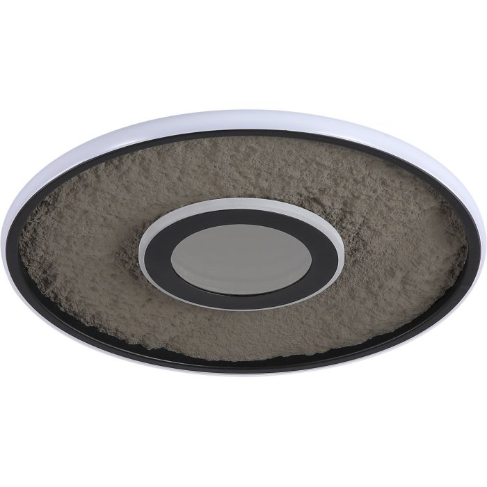 Searchlight SL-80780-46BK Plafonniere Lumadisc grijs 41cm