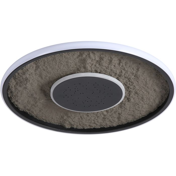 Searchlight SL-80880-46BK Plafonniere Lumadisc grijs 41cm