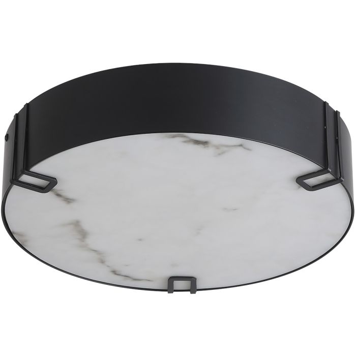 Searchlight SL-11288-35BK Plafondlamp Marmo zwart 35cm