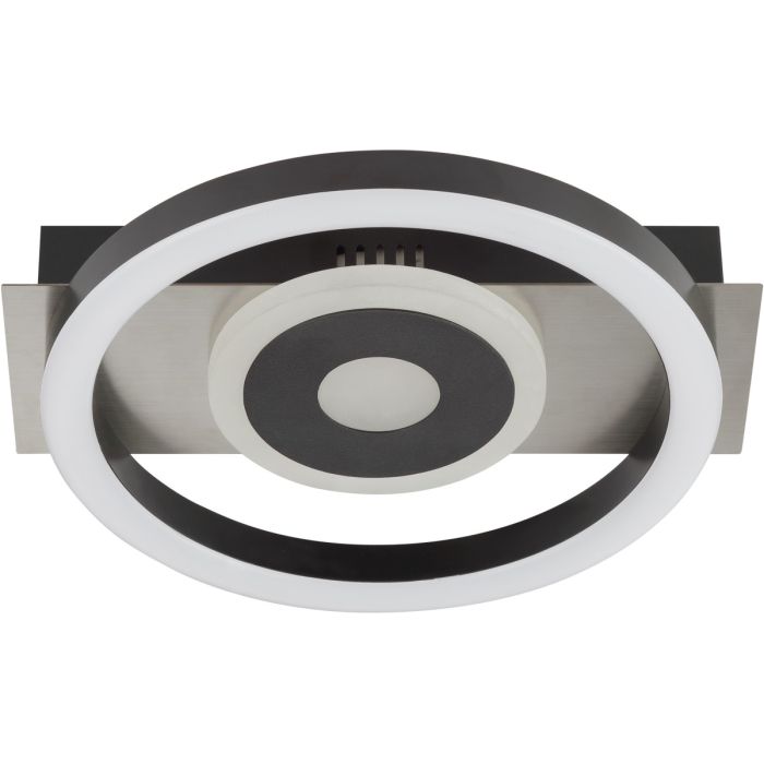 Brilliant G81165/76-BR Plafondlamp Maureen zwart 22cm