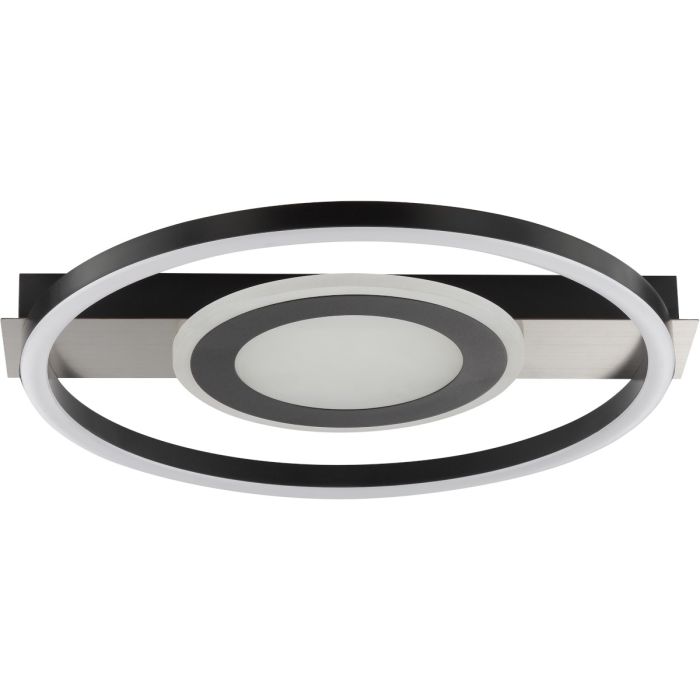 Brilliant G81166/76-BR Plafondlamp Maureen zwart 39cm