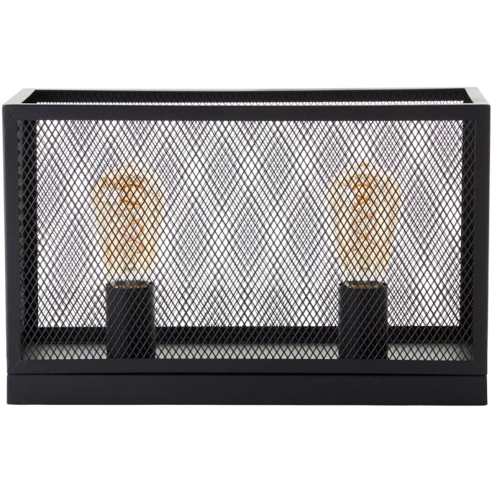 Brilliant 94523/86-BR Tafellamp Maze zwart 40cm