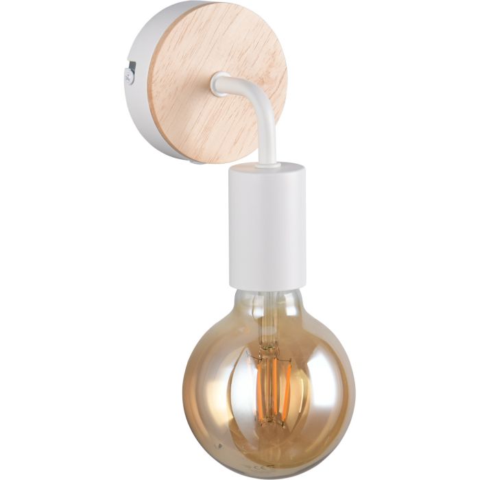 Trio  R86651031-TR Wandlamp Merida wit 16cm