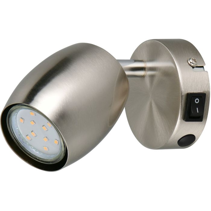 Trio  R86261707-TR Wandspot Nancy staal 10cm