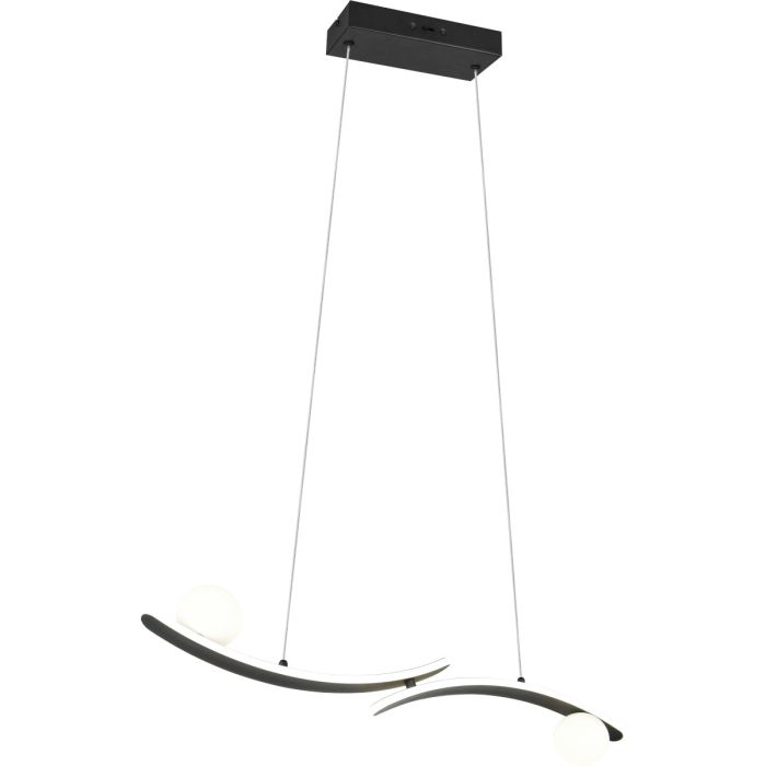 Trio  337910232-TR Hanglamp Napoli zwart 82cm
