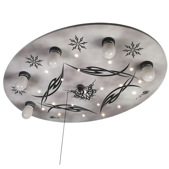 Niermann Standby NM-644 Plafondlamp Gothic zilver 71cm