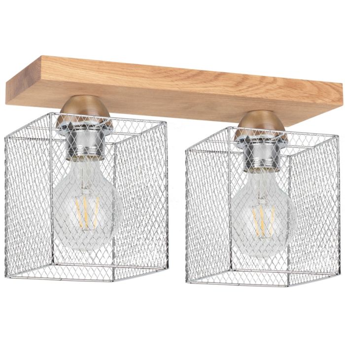 Spot BT-8175274 Plafondlamp Norman eik 35cm