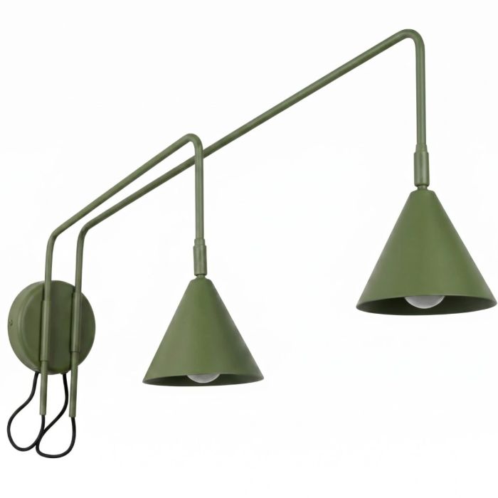 Soll SOL2510 Wandlamp Nox olijfgroen 80cm