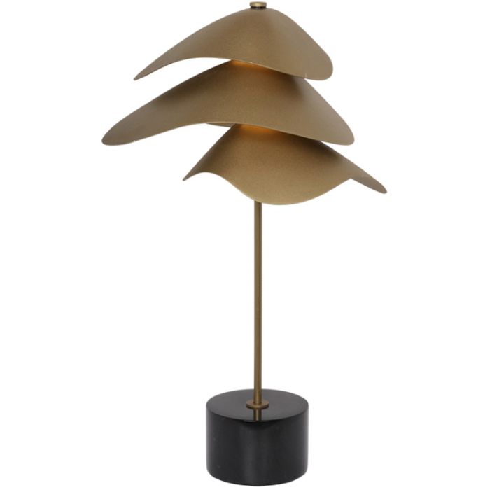 Freelight FR-T7710B Tafellamp Pagoda brons 42cm