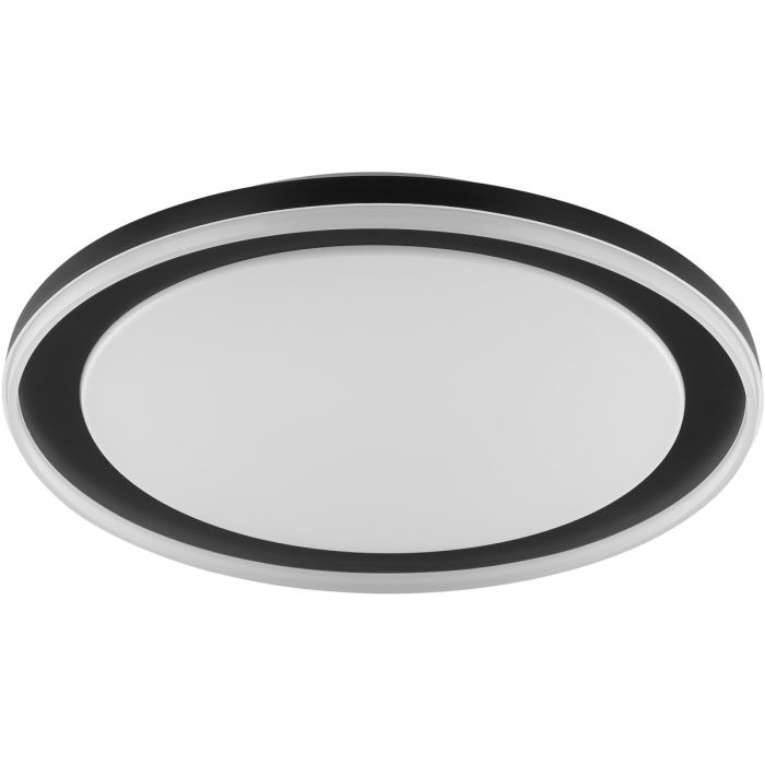 Brilliant G81154/06-BR Plafonniere Pederson zwart 45cm