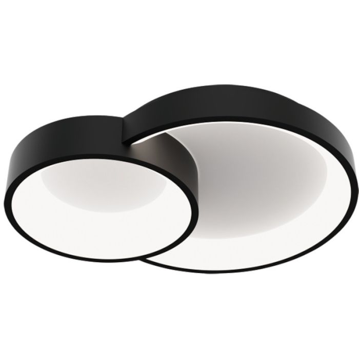 Freelight FR-PL3010Z Plafonnière Fuso zwart 48cm