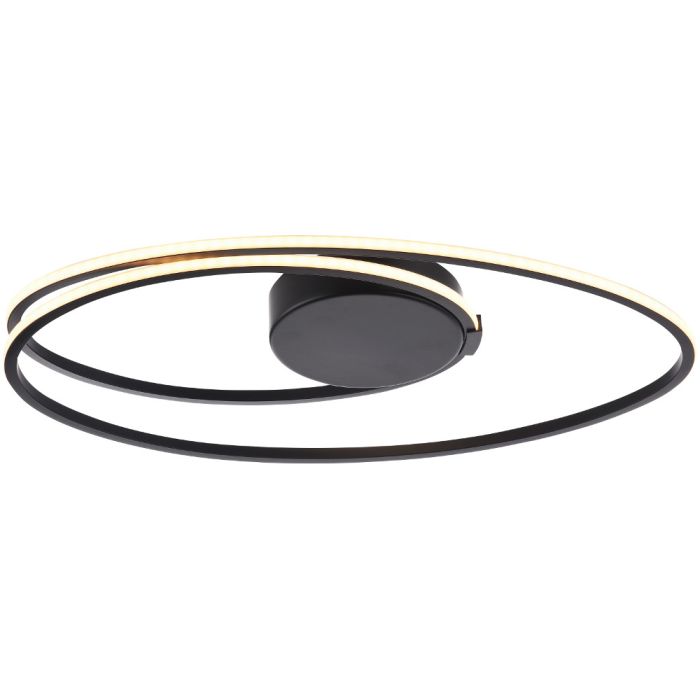 Freelight FR-PL1355Z Plafonnière Ophelia zwart 50cm