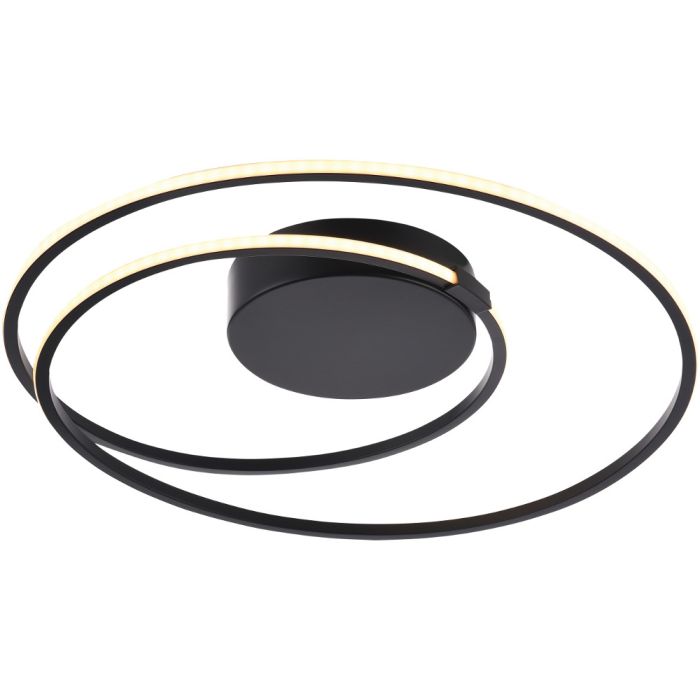 Freelight FR-PL1366Z Plafonnière Ophelia zwart 50cm