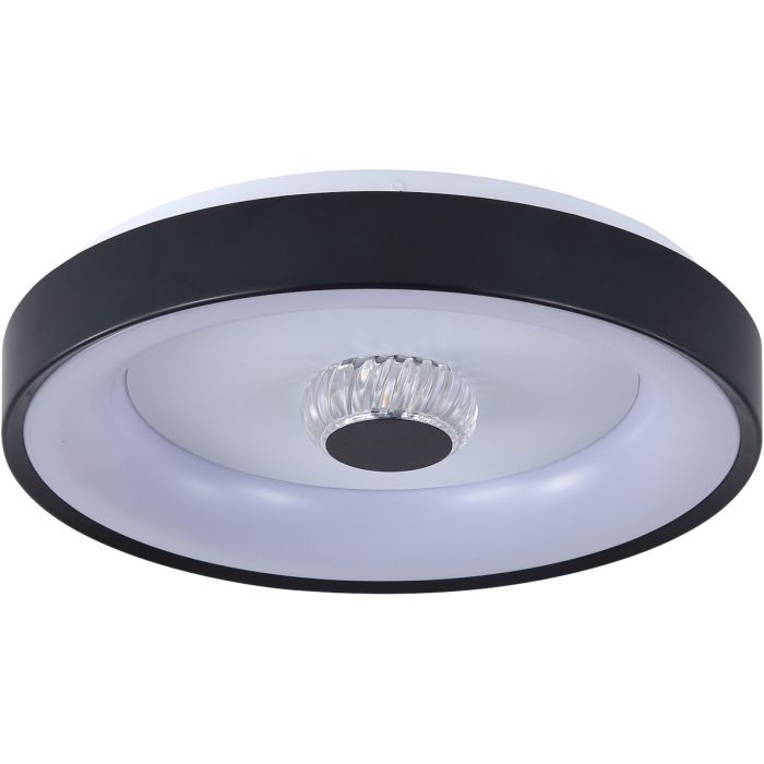 Searchlight SL-89735-38BK Plafonniere Polka zwart 39cm