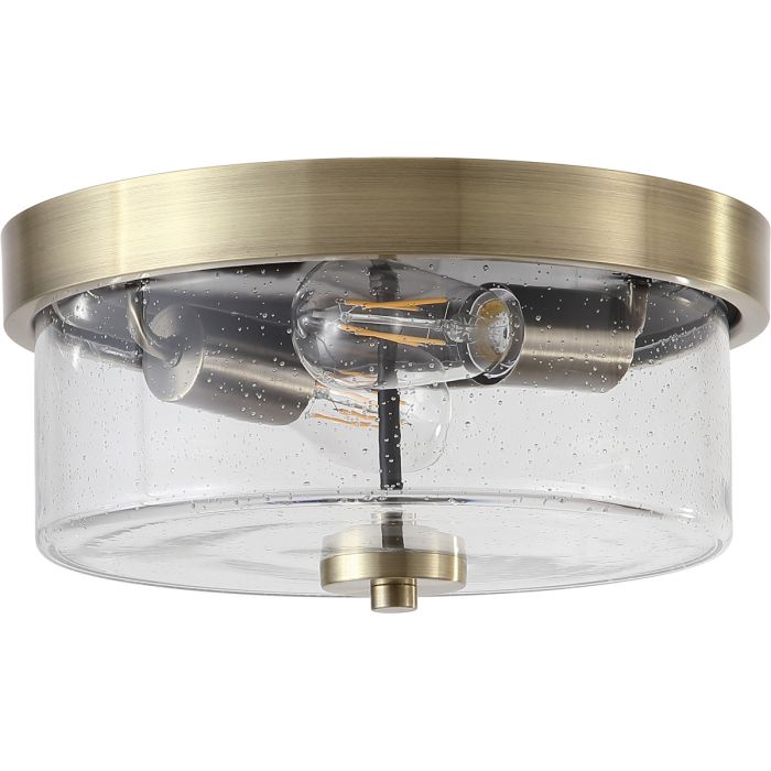 Searchlight SL-66210-2AB Plafondlamp Preston brons 33cm