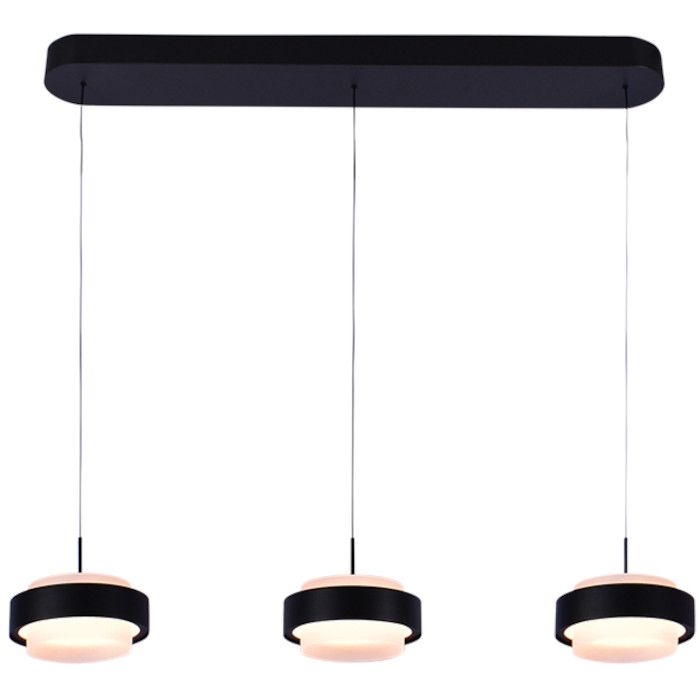 Freelight FR-H3503Z Hanglamp Puleggia zwart 90cm