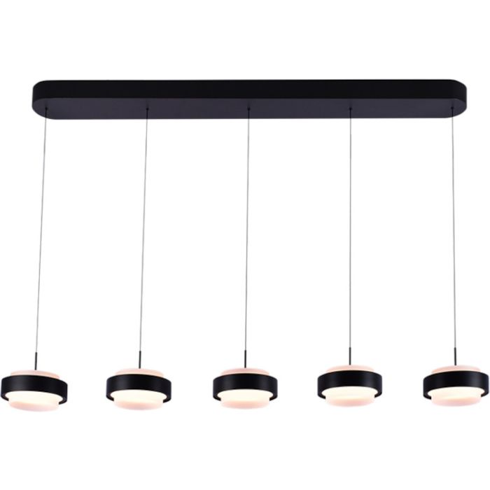 Freelight FR-H3505Z Hanglamp Puleggia zwart 140cm