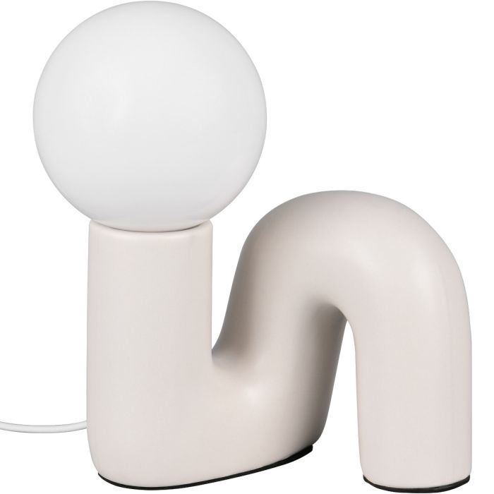 Trio  R56821076-TR Tafellamp Quinn grijs 22cm