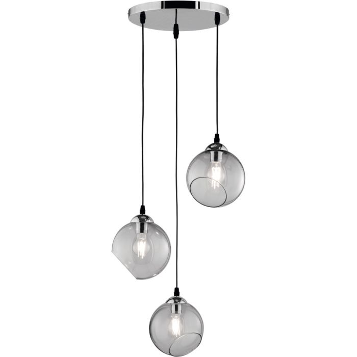 Trio  R30073054-TR Hanglamp Clooney rook 35cm