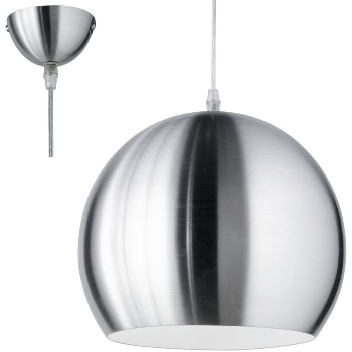 Trio  R30101007-TR-EOL Hanglamp Bobby staal 30cm