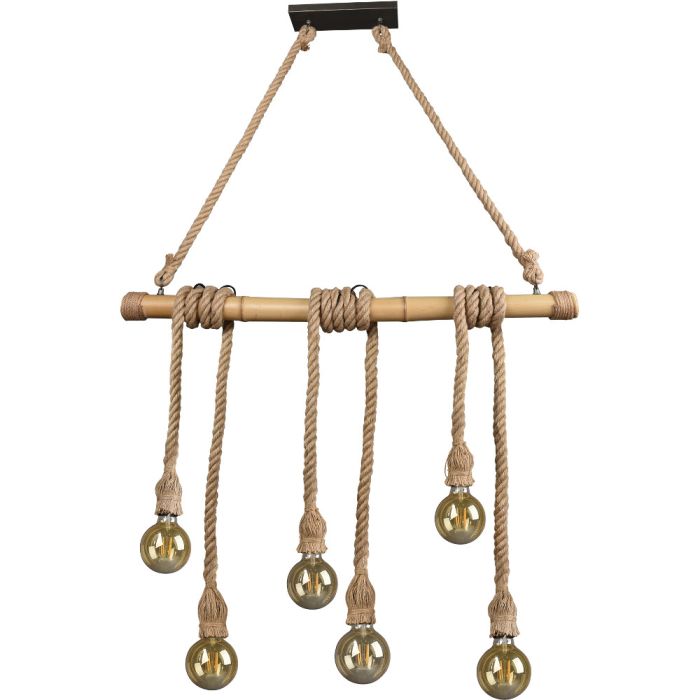 Trio  R30130626-TR Hanglamp Wilma bamboe 100cm