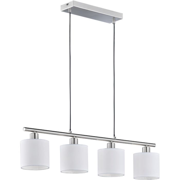 Trio  R30334001-TR Hanglamp Tommy staal 76cm