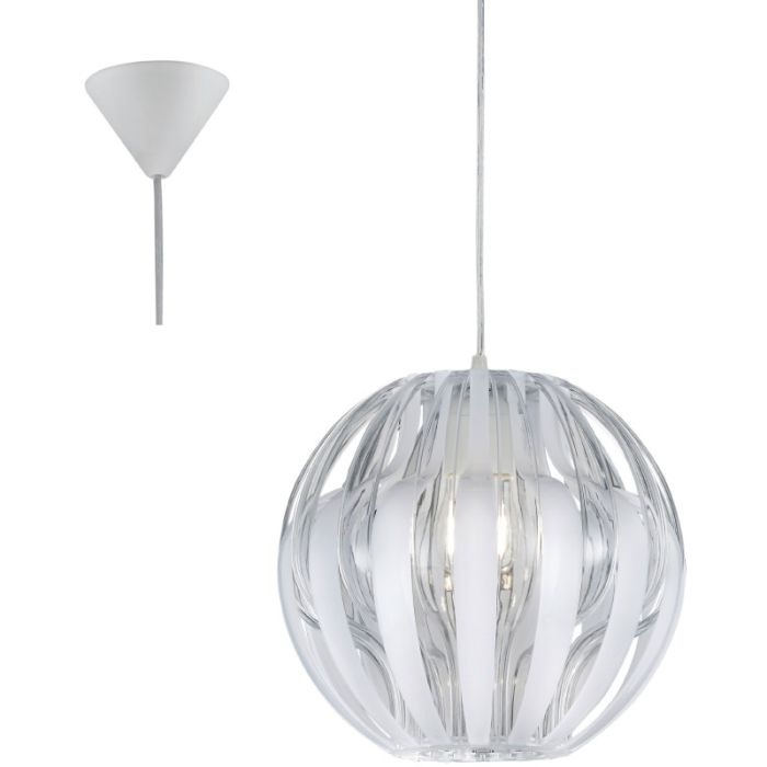 Trio  R30473001-TR Hanglamp Pumpkin wit 30cm