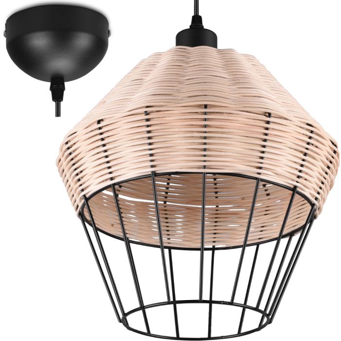 Trio  R31261936-TR Hanglamp Bork rotan 30cm