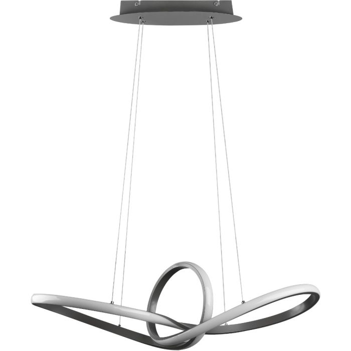 Trio  R32751107-TR Hanglamp Sansa staal 80cm