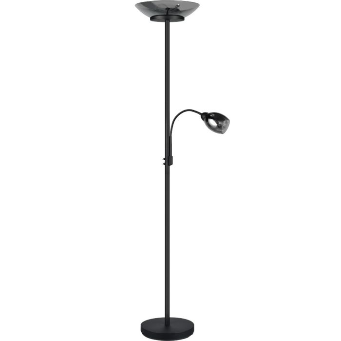 Trio  R40063132-TR Uplighter Gerry zwart 180cm