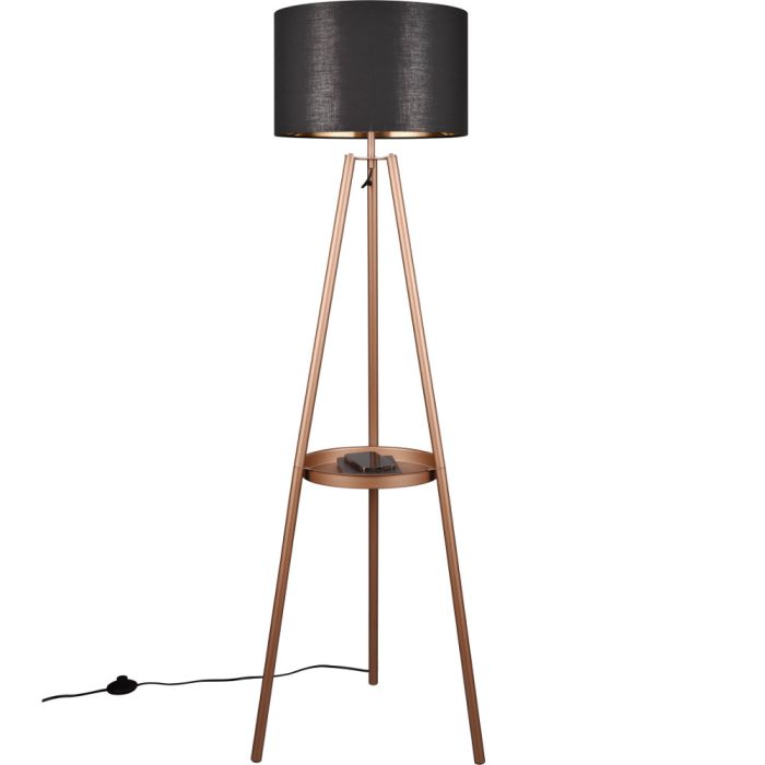 Trio  R41561065-TR Vloerlamp Colette koffie 153cm
