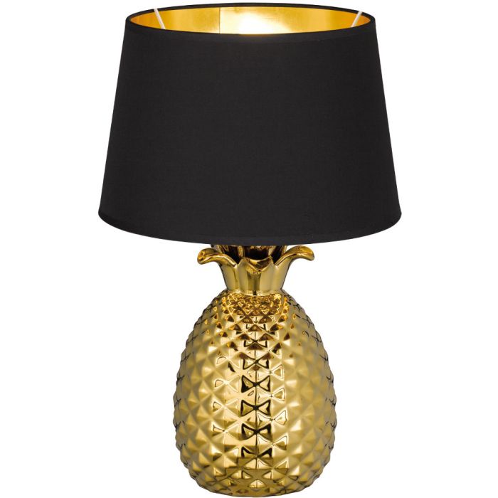 Trio  R50431079-TR Tafellamp Ananas goud 43cm