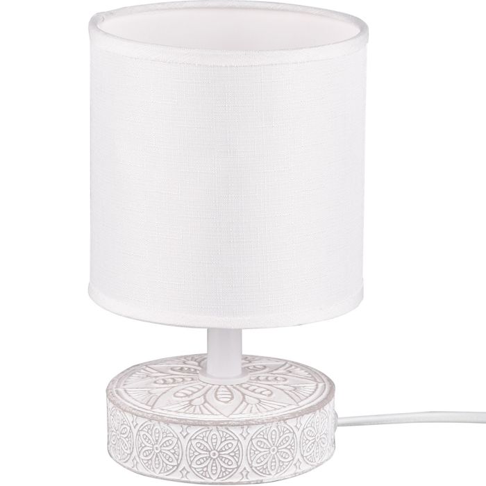 Trio  R50980101-TR Tafellamp Marie wit 21cm 