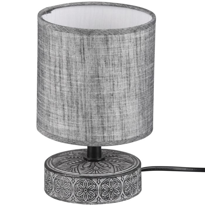 Trio  R50980111-TR Tafellamp Marie grijs 21cm