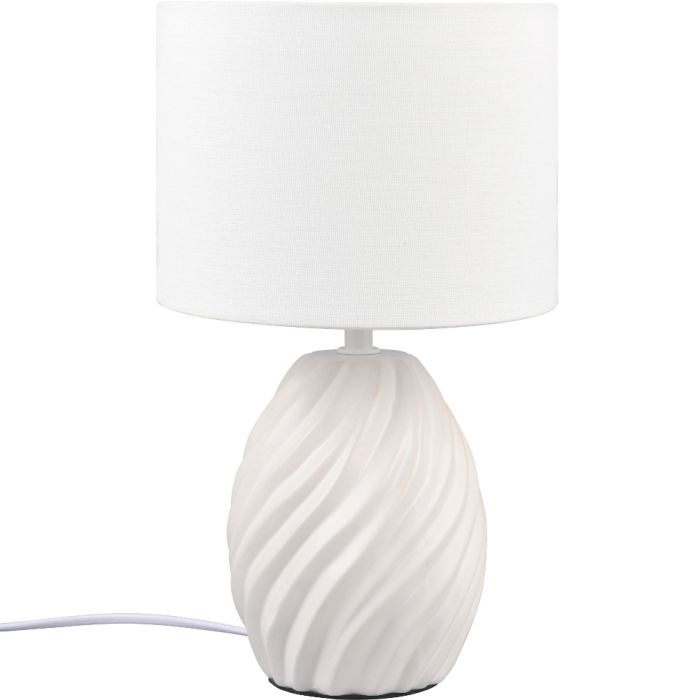 Trio  R51771031-TR Tafellamp Melva wit 31cm