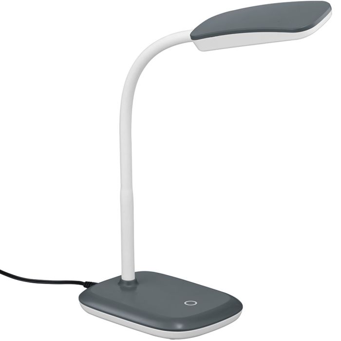 Trio  R52431187-TR Bureaulamp Boa grijs 36cm