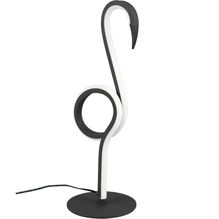 Trio  R54581132-TR Tafellamp Ingo zwart 35cm